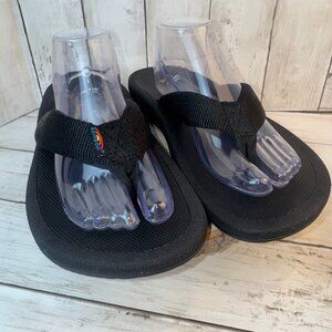 Rainbow Flip Flops Black Men's Size 12 Never Worn Excellent Condition